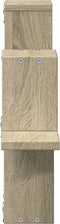 vidaXL - Wandschap - 104,5x10x43 - cm - bewerkt - hout - sonoma - eikenkleurig