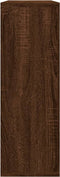 vidaXL - Wandschap - 104x20x58,5 - cm - bewerkt - hout - bruin - eikenkleur