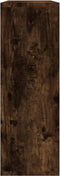 vidaXL - Wandschap - 104x20x58,5 - cm - bewerkt - hout - gerookt - eikenkleurig