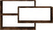 vidaXL - Wandschap - 104x20x58,5 - cm - bewerkt - hout - gerookt - eikenkleurig