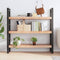 vidaXL - Wandschap - 120x30x(2-6)cm - behandeld - massief - eikenhout - lichtbruin