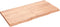 vidaXL - Wandschap - 120x60x(2-4)cm - behandeld - massief - eikenhout - lichtbruin
