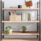 vidaXL - Wandschap - 120x60x(2-4) - cm - onbehandeld - massief - eikenhout