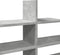 vidaXL - Wandschap - 124,5x18x60,5 - cm - bewerkt - hout - betongrijs