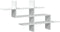 vidaXL - Wandschap - 124,5x18x60,5 - cm - bewerkt - hout - wit