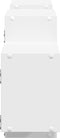 vidaXL - Wandschap - 129x18x42 - cm - bewerkt - hout - wit