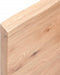 vidaXL - Wandschap - 140x30x(2-4)cm - behandeld - massief - eikenhout - lichtbruin