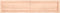 vidaXL - Wandschap - 140x30x(2-6) - cm - onbehandeld - massief - eikenhout