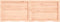 vidaXL - Wandschap - 140x50x(2-6) - cm - onbehandeld - massief - eikenhout