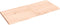 vidaXL - Wandschap - 140x60x(2-4) - cm - onbehandeld - massief - eikenhout