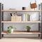 vidaXL - Wandschap - 140x60x(2-4) - cm - onbehandeld - massief - eikenhout