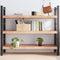 vidaXL - Wandschap - 140x60x(2-6)cm - behandeld - massief - eikenhout - lichtbruin