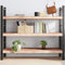 vidaXL - Wandschap - 140x60x(2-6) - cm - onbehandeld - massief - eikenhout
