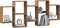vidaXL - Wandschap - 159x18x65 - cm - bewerkt - hout - artisanaal - eikenkleurig