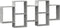 vidaXL - Wandschap - 159x18x65 - cm - bewerkt - hout - betongrijs
