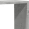 vidaXL - Wandschap - 159x18x65 - cm - bewerkt - hout - betongrijs
