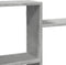vidaXL - Wandschap - 159x18x65 - cm - bewerkt - hout - betongrijs