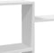 vidaXL - Wandschap - 159x18x65 - cm - bewerkt - hout - wit