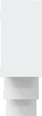 vidaXL - Wandschap - 159x18x66 - cm - bewerkt - hout - wit