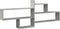 vidaXL - Wandschap - 167,5x18x68 - cm - bewerkt - hout - betongrijs