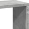 vidaXL - Wandschap - 167,5x18x68 - cm - bewerkt - hout - betongrijs