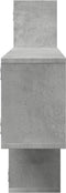 vidaXL - Wandschap - 167,5x18x68 - cm - bewerkt - hout - betongrijs