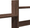 vidaXL - Wandschap - 167,5x18x68 - cm - bewerkt - hout - bruin - eikenkleurig