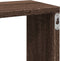vidaXL - Wandschap - 167,5x18x68 - cm - bewerkt - hout - bruin - eikenkleurig