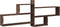 vidaXL - Wandschap - 167,5x18x68 - cm - bewerkt - hout - bruin - eikenkleurig