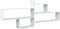 vidaXL - Wandschap - 167,5x18x68 - cm - bewerkt - hout - wit