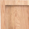 vidaXL - Wandschap - 180x30x(2-4)cm - behandeld - massief - eikenhout - lichtbruin