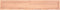 vidaXL - Wandschap - 180x30x(2-6)cm - behandeld - massief - eikenhout - lichtbruin