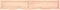 vidaXL - Wandschap - 180x30x(2-6) - cm - onbehandeld - massief - eikenhout