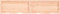 vidaXL - Wandschap - 180x40x(2-6) - cm - onbehandeld - massief - eikenhout