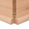 vidaXL - Wandschap - 180x60x(2-4)cm - behandeld - massief - eikenhout - lichtbruin