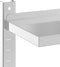 vidaXL - Wandschap - 2-laags - 75x23,5x60 - cm - roestvrijstaal - zilverkleurig