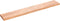 vidaXL - Wandschap - 200x30x(2-6)cm - behandeld - massief - eikenhout - lichtbruin