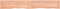 vidaXL - Wandschap - 200x30x(2-6)cm - behandeld - massief - eikenhout - lichtbruin