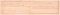 vidaXL - Wandschap - 200x50x(2-6) - cm - onbehandeld - massief - eikenhout