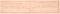 vidaXL - Wandschap - 220x50x(2-4) - cm - onbehandeld - massief - eikenhout
