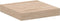 vidaXL - Wandschap - 23x23,5x4 - cm - bewerkt - hout