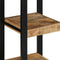vidaXL - Wandschap - 35x35x100 - cm - massief - ruw - mangohout