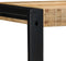 vidaXL - Wandschap - 35x35x100 - cm - massief - ruw - mangohout