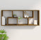 vidaXL - Wandschap - 36x16x90 - cm - bewerkt - hout - gerookt - eikenkleurig