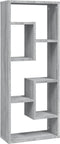 vidaXL - Wandschap - 36x16x90 - cm - bewerkt - hout - grijs - sonoma - eikenkleurig