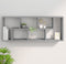 vidaXL - Wandschap - 36x16x90 - cm - bewerkt - hout - grijs - sonoma - eikenkleurig