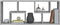 vidaXL - Wandschap - 36x16x90 - cm - bewerkt - hout - grijs - sonoma - eikenkleurig
