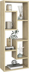 vidaXL - Wandschap - 36x16x90 - cm - bewerkt - hout - sonoma - eikenkleurig