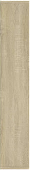 vidaXL - Wandschap - 36x16x90 - cm - bewerkt - hout - sonoma - eikenkleurig