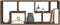 vidaXL - Wandschap - 36x16x90 - cm - bewerkt - hout - bruineikenkleurig